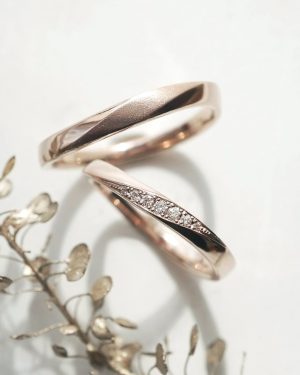 ラベンダー素材にダイヤモンドダスト加工